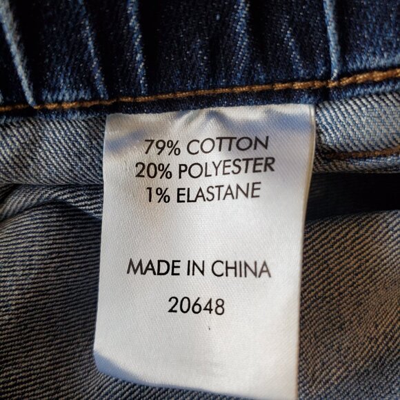 Suzanne Grae Denim Womens Knee Length Denim Bermuda Short 18 - Picture 6 of 6